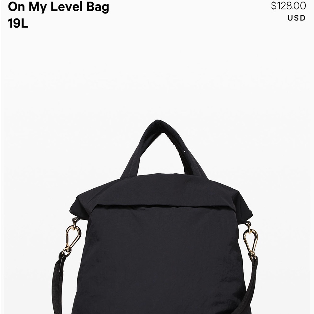 Lululemon on my level bag - dusty blue